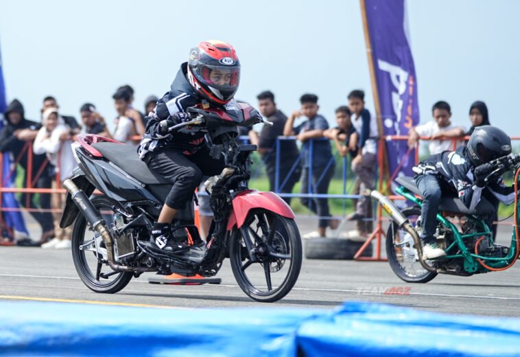 Nasya, Pembalap Drag Bike Wanita di Kejurprov IMI Aceh Putaran 5 2023