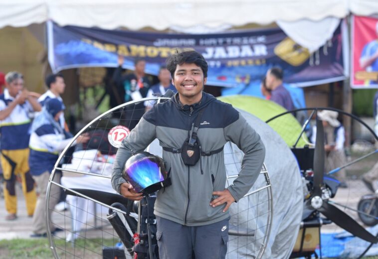 Arlen Verta Ramadhan Sumbang Medali Emas Pertama untuk Jawa Barat di Cabor Paramotor PON XXI Aceh-Sumut 2024